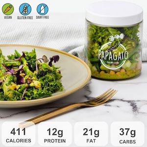 Cafe: VEGAN GREEN GODDESS SALAD JAR