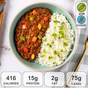 Cafe: VEGAN CHILLI & RICE