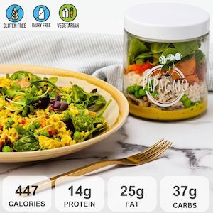 Cafe: PROTEIN PACKED VEGETARIAN SALAD JAR