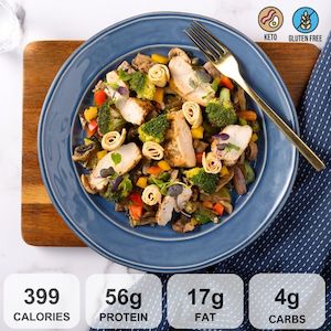 Cafe: KETO CHICKEN STIR FRY