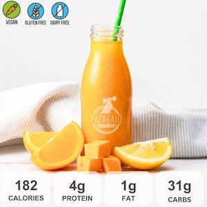 Cafe: PURE ORANGE GLOW JUICE