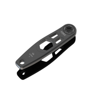 Forx: Forx E-Bike Cranks HEX5 DUB 160 Black or Silver 1 Pair