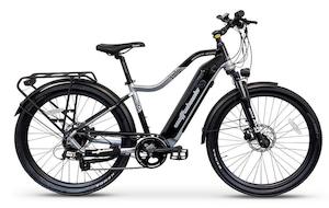 Commuter E Bikes: WATT WHEELS E-BIG HORN CROSS BAR MID DRIVE