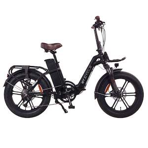 Folding E Bikes: ET-CYCLE F1000 Folding Fat E-Bike, 48V 21Ah, 1008Wh, Hydraulic Brakes