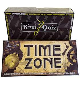 Book and other publishing (excluding printing): 2-for-1 deal: Kiwi Quiz and Time Zone for the price of 1 game