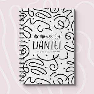 Design services: Personalised Father's Day Keepsake Book 2024