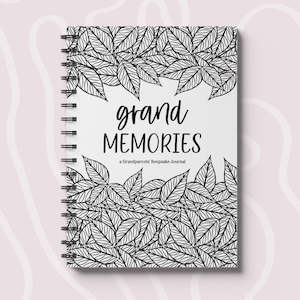 Grand Memories Grandparents' Keepsake Book