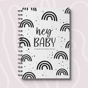 Design services: Hey Baby Baby Milestone Book