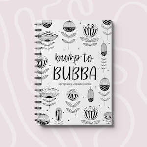 Design services: Bump to Bubba Pregnancy Journal