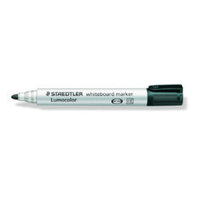 Staedtler lumocolour whiteboard marker bullet tip black