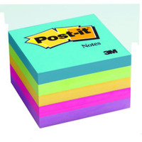 Retail postal service: 3m post-it notes cube 654 76 x 76mm ultra pack 5