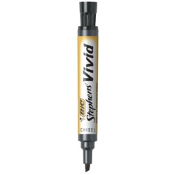 Bic marker permanent fine stephens vivid black