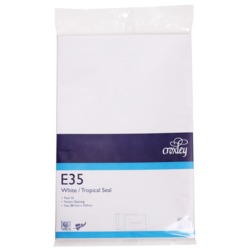 Retail postal service: Croxley envelopes E35 tropical seal non window white pack 25