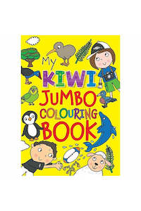 Books: Kiwi Jumbo Colouring Book 144 page