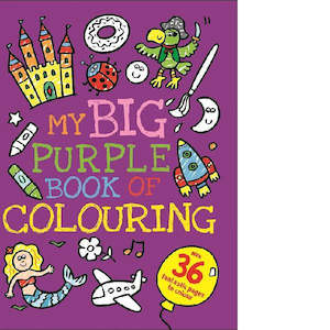 Books: Big Purple book of colouring