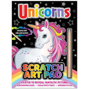 Books: Unicorn Scratch Art Pad