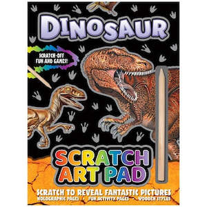 Dinosaur Scratch art pad