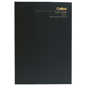 Books: Wage Book Collins A4 128Lf