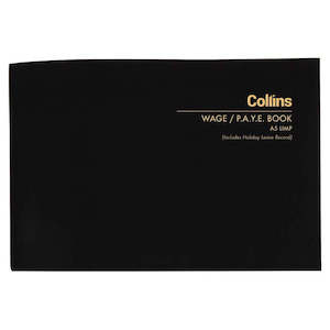 Wage Book Collins A5 Limp 64Lf