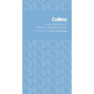 Books: Collins Restaurant Triplicate 50 Lf Book