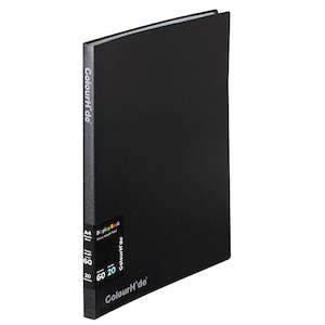 Colourhide 20Pkt Display Book Black