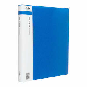 Books: Icon Display Book A4 60 Pockets Blue