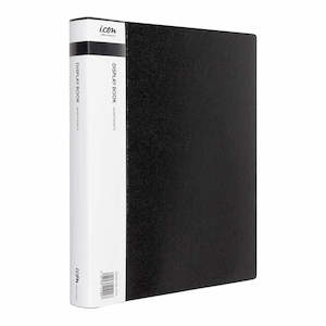 Icon Display Book A4 60 Pocket Black