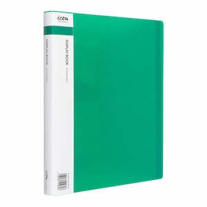 Icon Display Book A4 40 Pckt Green