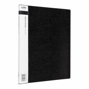 Icon Black 10 Pocket Display Book