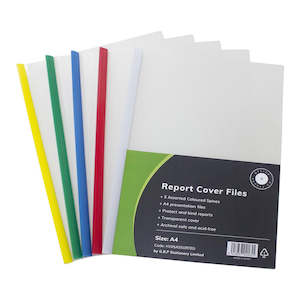 Report Cover Files Assorted 5pk