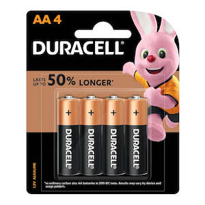 Duracell AA 4 Pack Batteries