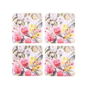 Native Blooms Coasters Set Of 4