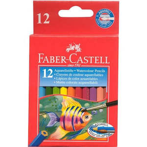 Books: Faber-Castell Water Colour 12 Half Sized