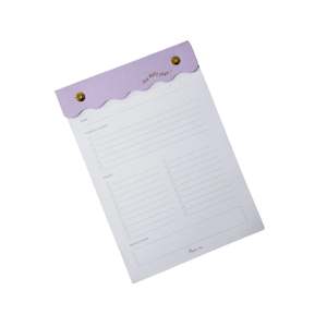 Curved Daily Notes Lilac