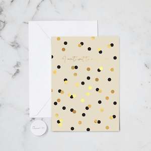 Polka Dot Marry You Greeting Card