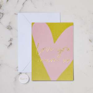 Love You Mum Greeting Card