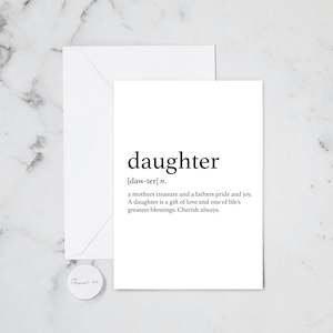 Daughter Greeting Card