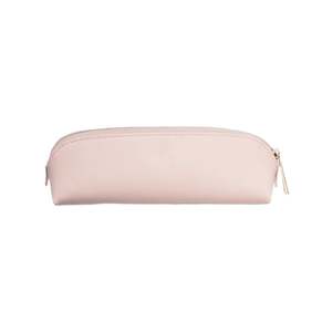 Leather pencil case pink