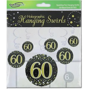 Hanging Swirl SPARKLING FIZZ 60th Black/Gold #APOT657922