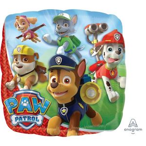 18" Foil PAW PATROL-Red #30179