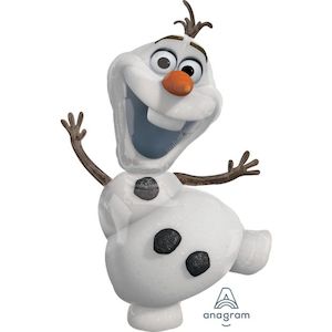 Licensed Latex: 104cm x 58cm Foil Shape Frozen OLAF #28316