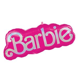 Licensed Latex: 81cm Foil Shape BARBIE #46262