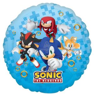 18" 45cm Foil Sonic the Hedgehog #44521