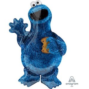 Licensed Latex: 88cm Foil Shape COOKIE Monster #34839