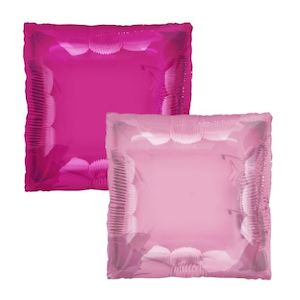 24" 60cm Foil PANEL Square Baby Pink & Hot Pink #T78715 - each