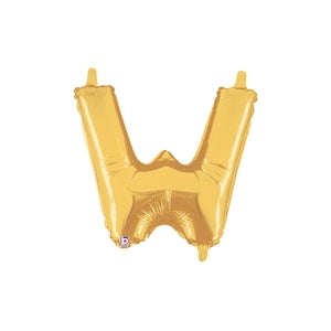 14" Foil JUNIOR Letter W GOLD #FS2534924WG