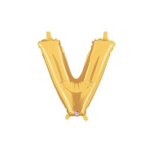 14" Foil JUNIOR Letter V GOLD #FS2534923VG