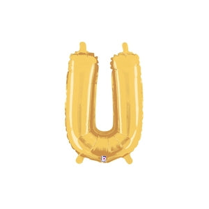 14" Foil JUNIOR Letter U GOLD #FS2534922UG