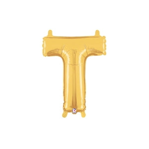 14" Foil JUNIOR Letter T GOLD #FS2534920TG