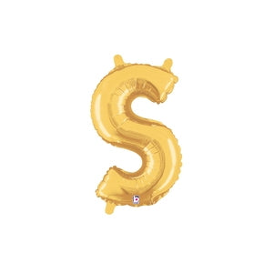 14" Foil JUNIOR Letter S GOLD #FS2534919SG